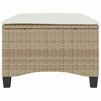 Tuinkrukken met kussens 2 st 55x55x36 cm poly rattan beige 4