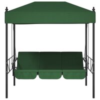 Schommelbank met luifel staal&nbsp;groen 5