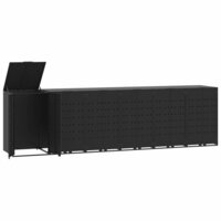 Containerberging voor 6 containers 414x79x117 cm staal zwart 2