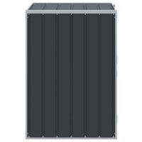 Containerberging voor 1 container 72x81x115 cm staal antraciet 6