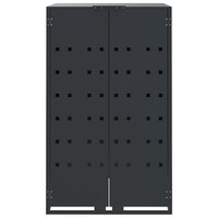 Containerberging voor 1 container 69x79x117 cm staal antraciet 4