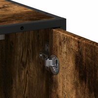 Wastafelkast 65x33x60 cm bewerkt hout gerookt eikenkleurig 9