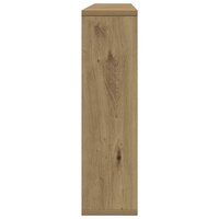 Spiegelkast met LED 76x15x55 cm bewerkt hout artisanaal eiken 7