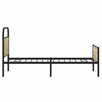 Bedframe zonder matras bewerkt hout sonoma eikenkleur 80x200 cm 6