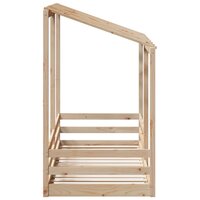 Kinderbed met bedhuis 75x190 cm massief grenenhout 5