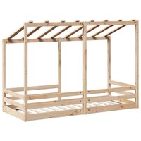 Kinderbed met bedhuis 75x190 cm massief grenenhout 6