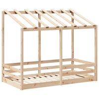 Kinderbed met bedhuis 80x160 cm massief grenenhout 3