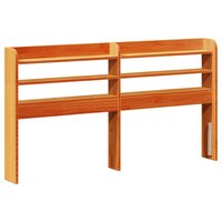 Bed met matras massief grenenhout wasbruin 140x190 cm 6