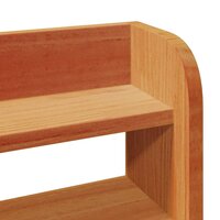 Bed met matras massief grenenhout wasbruin 140x190 cm 9