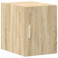 Opbergkast smal 30x42,5x225 cm bewerkt hout sonoma eikenkleurig 5