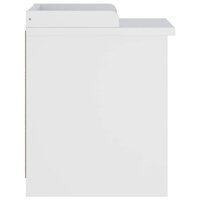 Gangbankje SANDNES wit 45x40x50 cm massief grenenhout 6