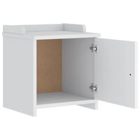 Gangbankje SANDNES wit 45x40x50 cm massief grenenhout 5