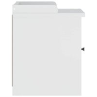 Gangbankje SANDNES wit 45x40x50 cm massief grenenhout 7