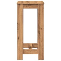 Bartafel 51x50x103,5 cm bewerkt hout artisanaal eikenkleurig 5