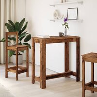 Bartafel 102x50x103,5 cm bewerkt hout oud houtkleurig 3