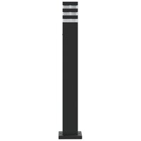 Vloerlampen voor buiten 80 cm aluminium zwart 5