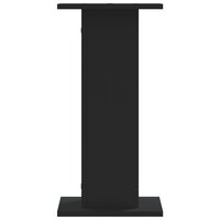 Speakerstandaards 2 st 30x30x60 cm bewerkt hout zwart 4
