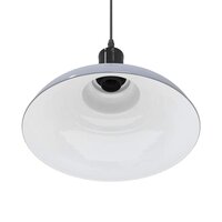 Hanglamp in hoogte verstelbaar E27 &Oslash;31 cm metaal glanzend grijs 9