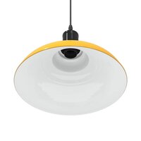 Hanglamp in hoogte verstelbaar E27 &Oslash;31 cm metaal glanzend geel 9