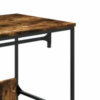 Kledingkast 90x50x180 cm bewerkt hout gerookt eikenkleurig 7