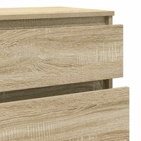 Ladekast 60x36x103 cm bewerkt hout sonoma eikenkleurig 8