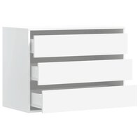 Ladekast 80x41x58 cm bewerkt hout wit 5