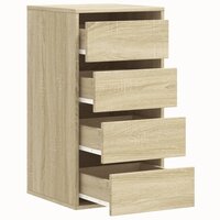 Ladekast 40x41x76 cm bewerkt hout sonoma eikenkleurig 5