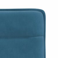 Eetkamerstoelen 2 st fluweel blauw 7