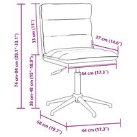 Eetkamerstoel kunstleer zwart 9