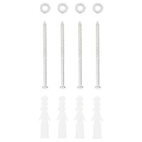 Tuinstopcontact kolom 4-wegs 16x16x39,5 cm zwart en groen 7