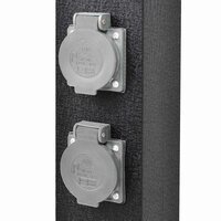 Buitenstopcontact op zuil (zwart) 5