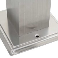 Buitenstopcontact op zuil met tijdschakelaar (roestvrij staal) 8