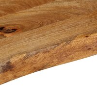 Tafelblad met natuurlijke rand 70x20x3,8 cm massief mangohout 6