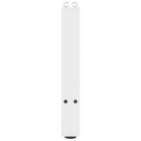 Salontafelpoten 2 st 28x(42-43) cm staal wit 6