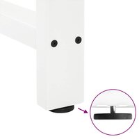 Salontafelpoten 2 st 28x(42-43) cm staal wit 9