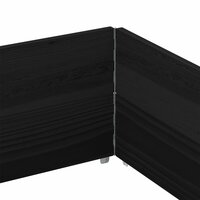 Palletopzetranden 2 st 150x100 cm massief grenenhout zwart 5