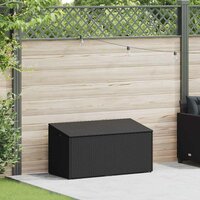 Tuinbox 110x50x58 cm poly rattan zwart 2