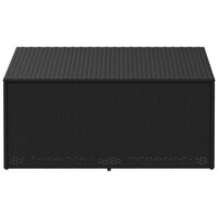 Tuinbox 110x50x58 cm poly rattan zwart 3