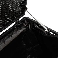 Tuinbox 110x50x58 cm poly rattan zwart 9