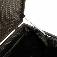 Tuinbox 110x50x58 cm poly rattan bruin 9