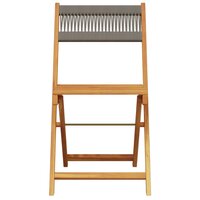 Bistrostoelen 2 st massief acaciahout en touw grijs 5