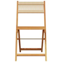 Bistrostoelen 2 st massief acaciahout en touw beige 5