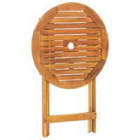 3-delige Bistroset poly rattan en massief hout zwart 8