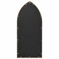 Tuinspiegel 100x45 cm ijzer zandkleurig 4