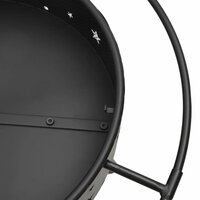 Vuurplaats met pook XXL 70 cm staal 5