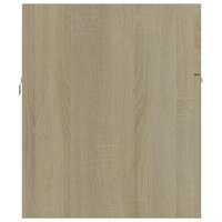 Wastafelkast 90x38,5x46 cm bewerkt hout sonoma eikenkleurig 6