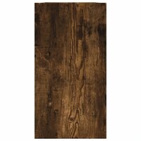 Wastafelkast 63x29x55 cm bewerkt hout gerookt eikenkleurig 6