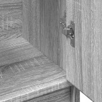 Wastafelkast 63x29x55 cm bewerkt hout grijs sonoma eikenkleurig 9