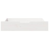 Bedlades 2 st 80x55x17 cm massief grenenhout wit 3