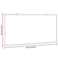 Whiteboard magnetisch 60x30x1,7 cm aluminium 6